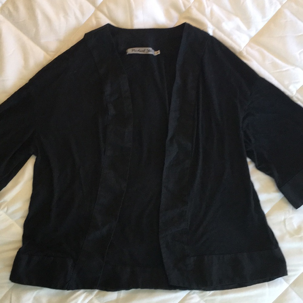 Short Black Kimono